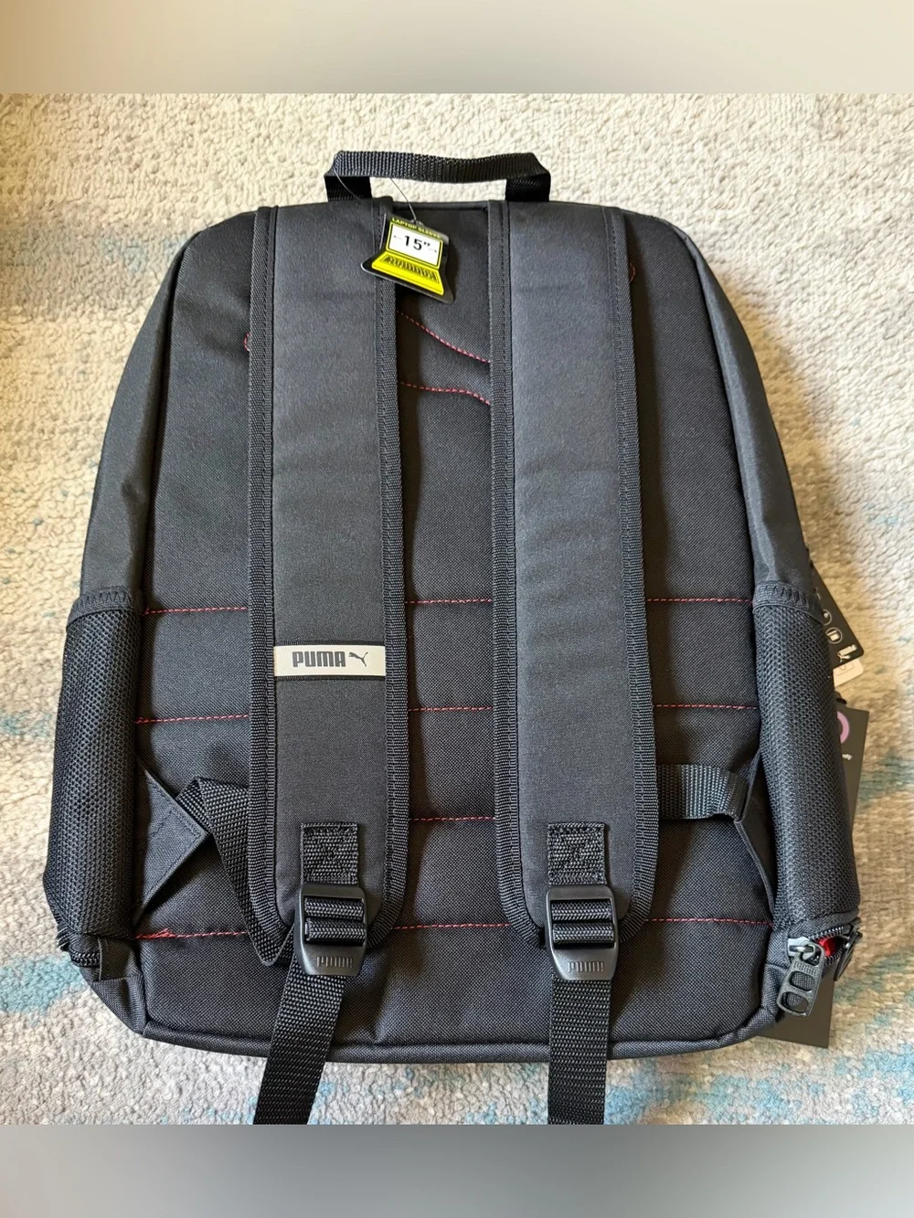 NWT Puma Black Eclipse Backpack with laptop sleeve
